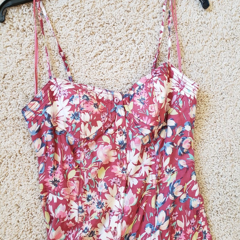 LC Lauren Conrad spaghetti strap sweetheart dress